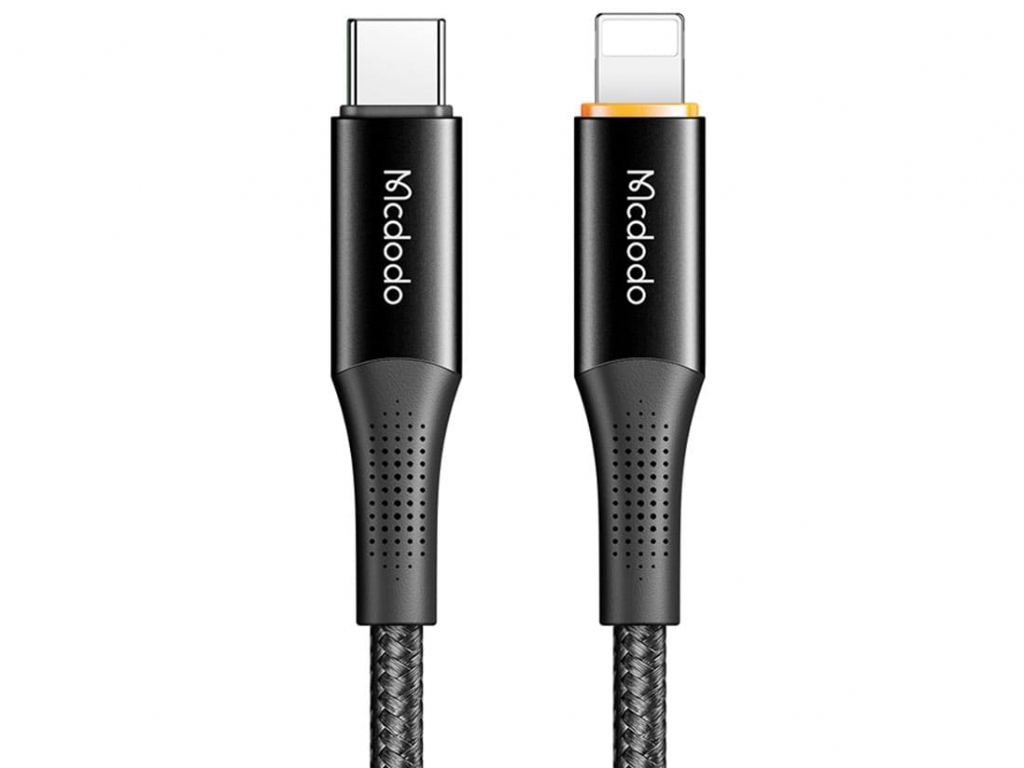کابل شارژ سریع تایپ‌سی به لایتنینگ 1.8 متری مک‌دودو Mcdodo PD20W Smart Indicator Light Fast Charging Data Cable CA-9962