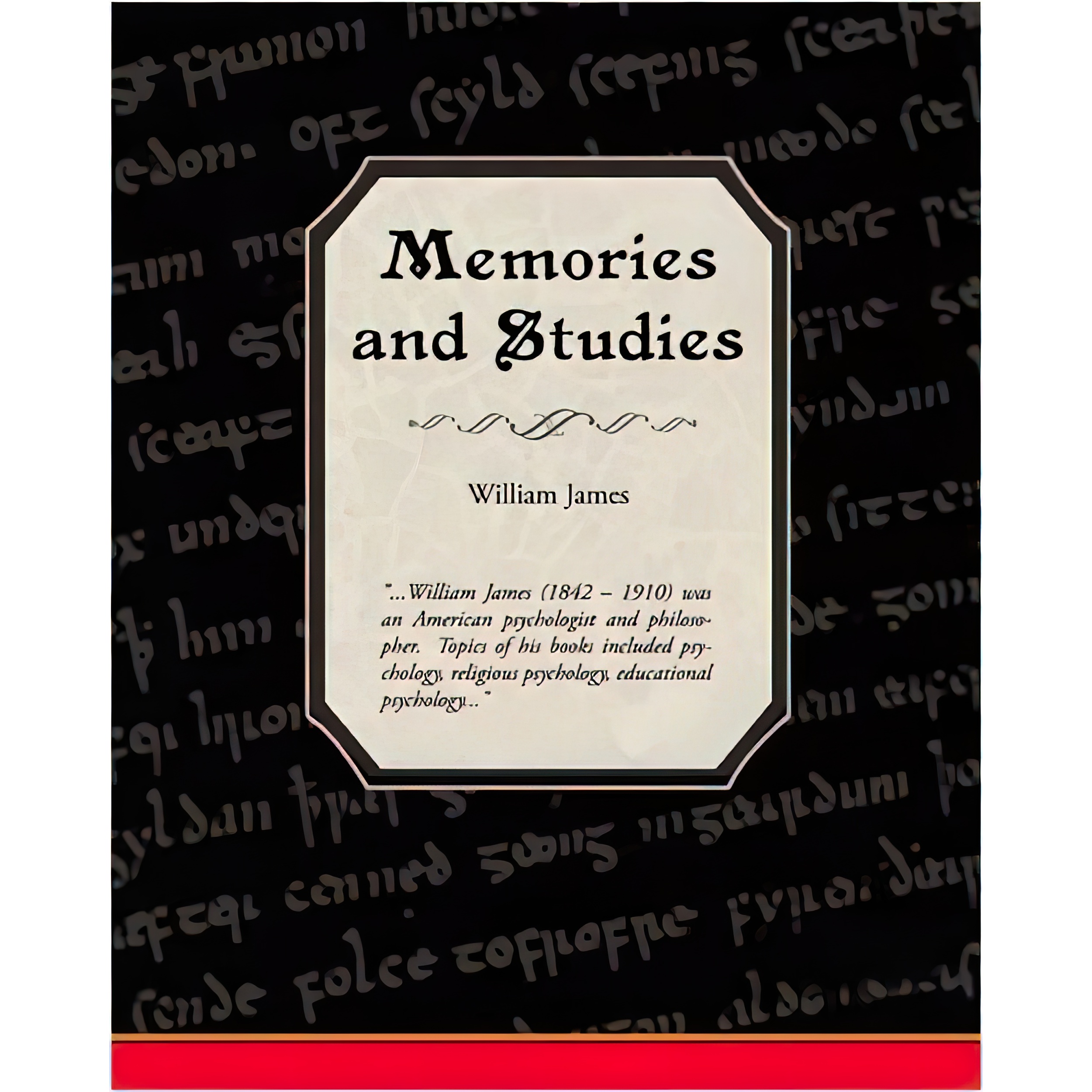 کتاب Memories and Studies اثر William James انتشارات Book Jungle