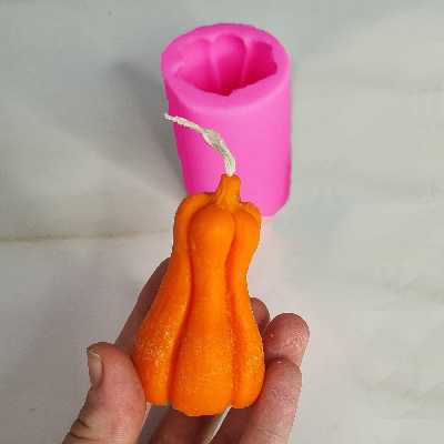 قالب شمع مدل کدو ایستاده کد 02 