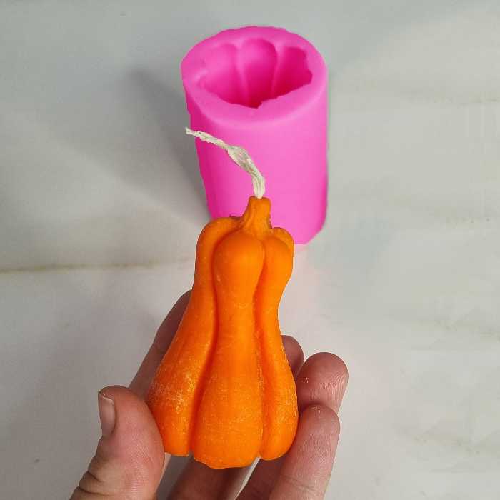 قالب شمع مدل کدو ایستاده کد 02 