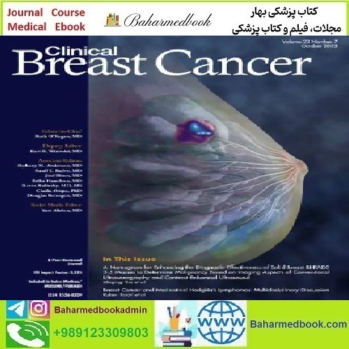 Clinical Breast Cancer Volume 23 Issue 1 to 7 2023 TRU