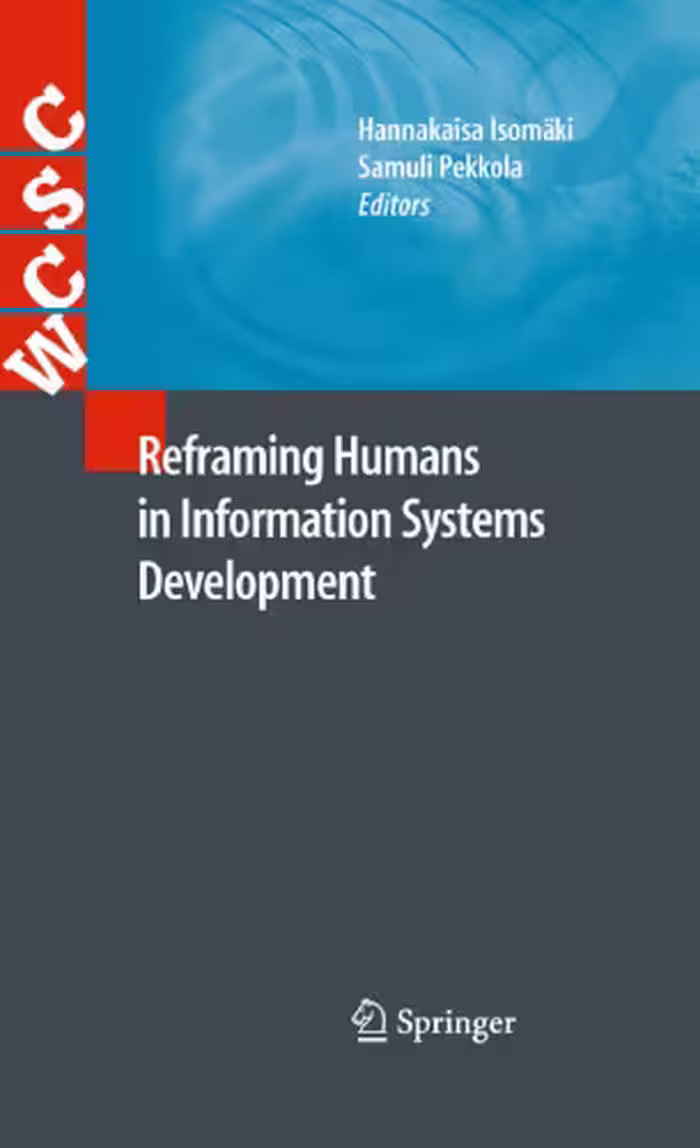 خرید و دانلود نسخه کامل کتاب Reframing Humans in Information Systems Development