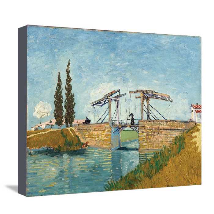 تابلو نقاشی طرح پل لنگلوئیس شهر آرل کد 1035