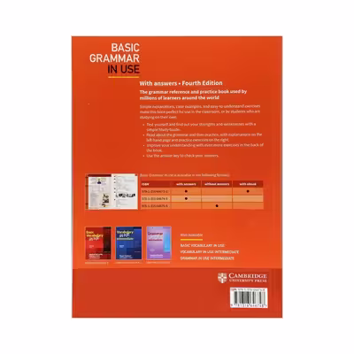 کتاب Basic Grammar In Use 4th اثر جمعی از نویسندگان انتشارات کمبریج 