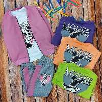 سه تیکه جذاب با رنگهای شاد و خاص 
کیفیت فوق العاده عالی
سوییشرت و بلوز آستین بلند و شلوار  دخترانه و پسرانه