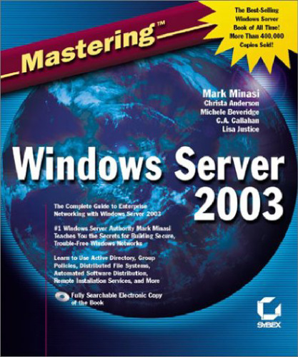 خرید و دانلود نسخه کامل کتاب Mastering Windows Server 2003