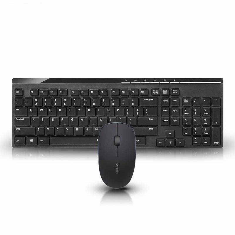 خرید کیبورد و ماوس بی سیم رپو Keyboard Rapoo X1800-W با بهترین قیمت