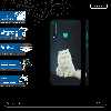 برچسب پوششی ماهوت مدل Persian cat-FullSkin مناسب برای گوشی موبایل هوآوی Y7p