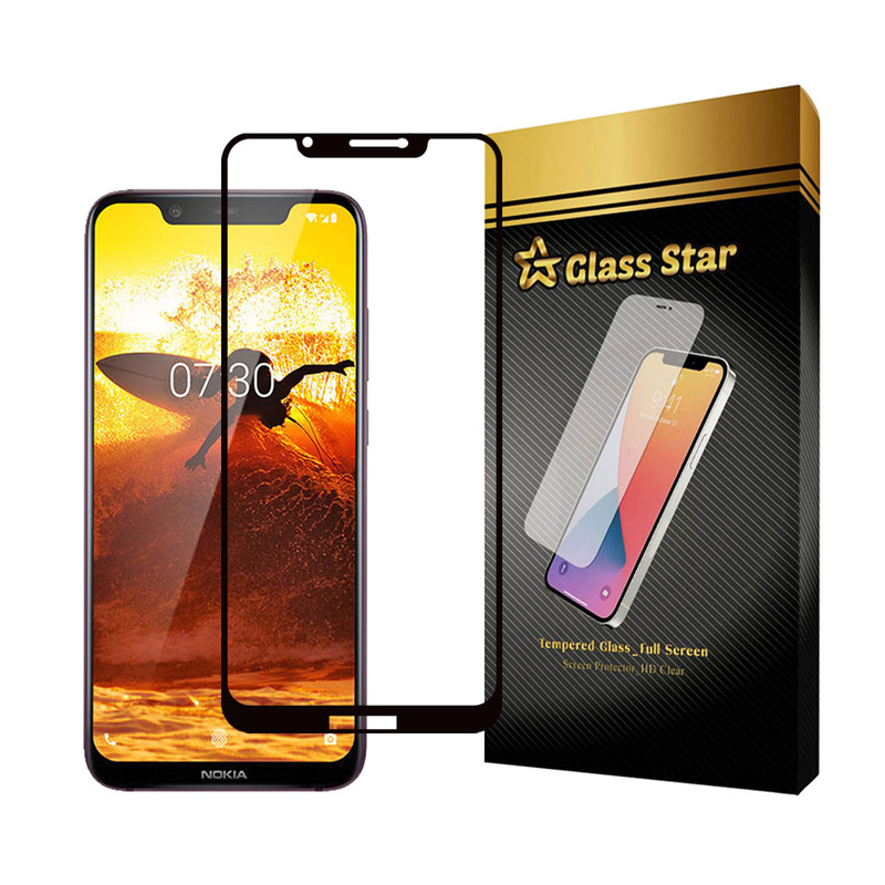 محافظ صفحه نمایش گلس استار مدل FULPLUSS مناسب برای گوشی موبایل نوکیا 8.1 / X7 | کالا برتری
