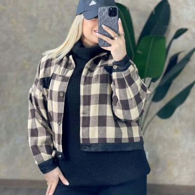 کت پشمی و چرم