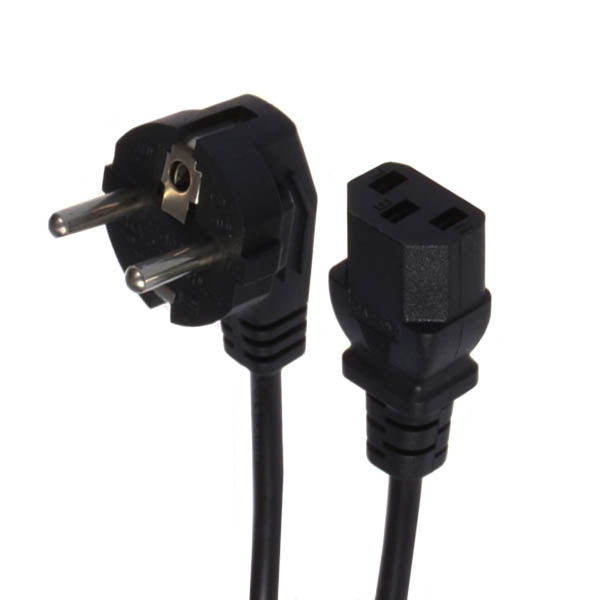 کابل برق سه پین منبع تغذیه کامپیوتر مدل ps3 طول 1.2 متر