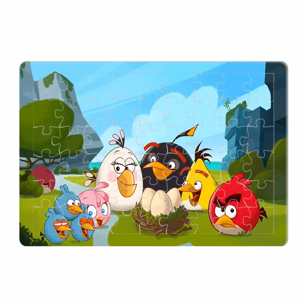 پازل 54 تکه طرح Angry Birds مدل P163