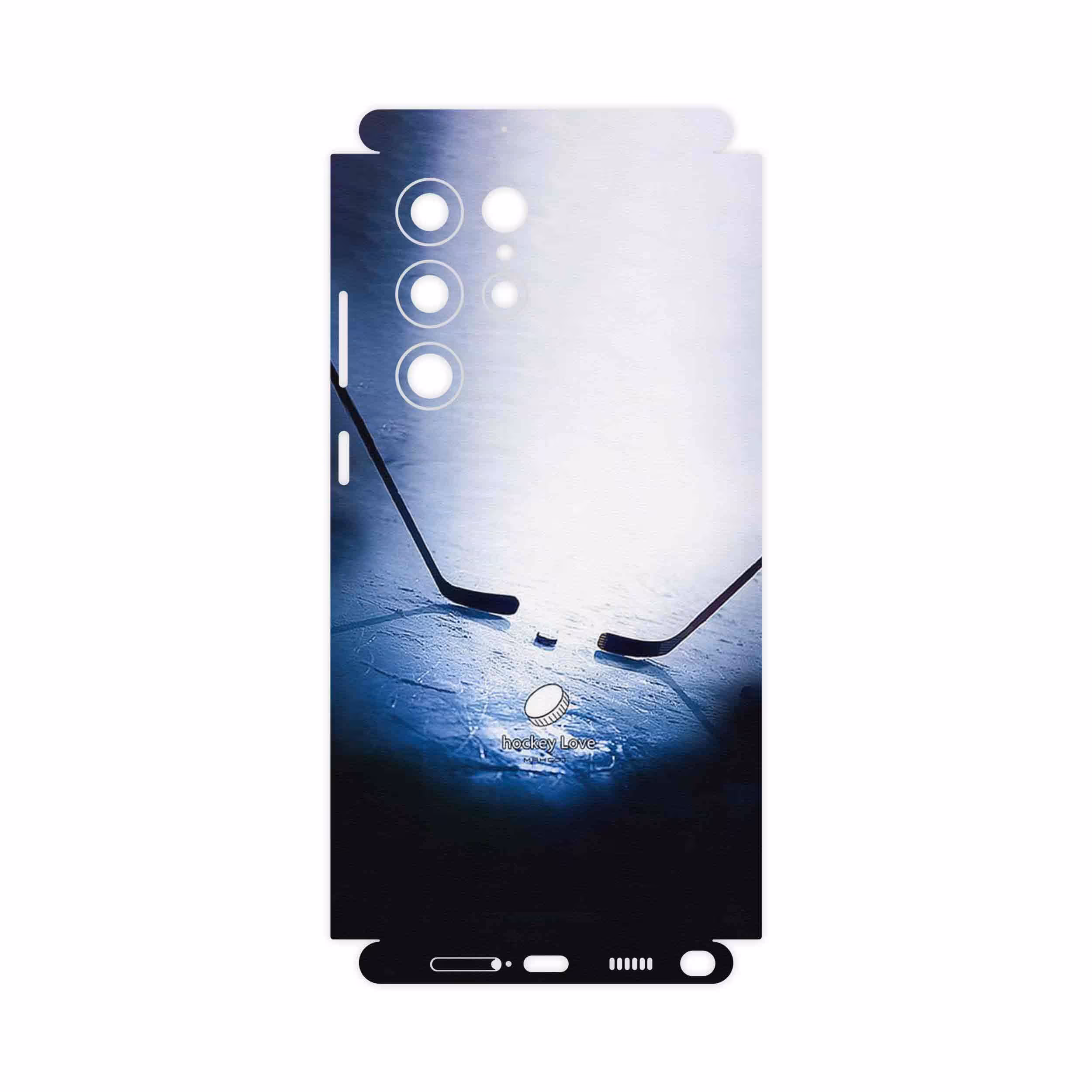 برچسب پوششی ماهوت مدل Ice hockey-FullSkin مناسب برای گوشی موبایل سامسونگ Galaxy S22 Ultra 5G