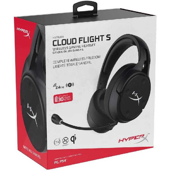 هدفون مخصوص بازی بی سیم هایپرایکس مدل Cloud Flight S