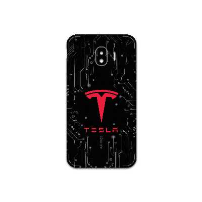 برچسب پوششی ماهوت مدل TESLA-Motors مناسب برای گوشی موبایل سامسونگ Galaxy J2 Pro 2018