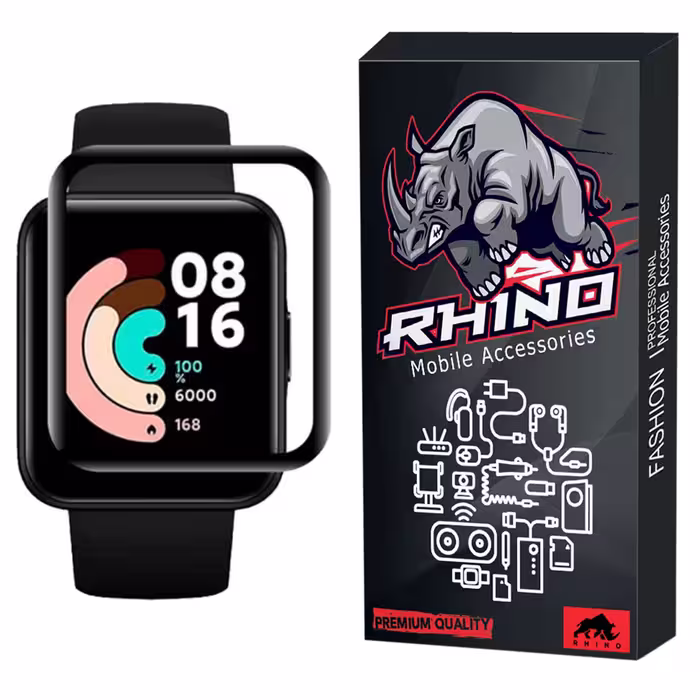 محافظ صفحه نمایش راینو مدل PMMA مناسب برای ساعت هوشمند شیائومی Redmi Watch 2
