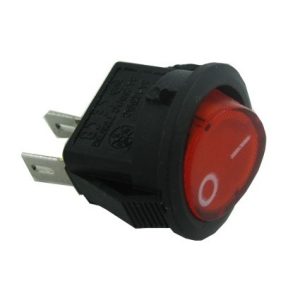 کلید مینی راکر گرد چراغ دار قطر 16 میلی متر