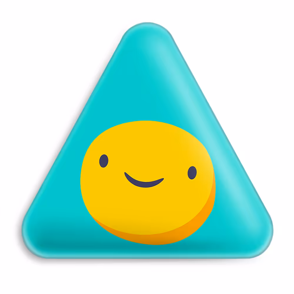 پیکسل خندالو طرح ایموجی مدل مثلثی کد 3006