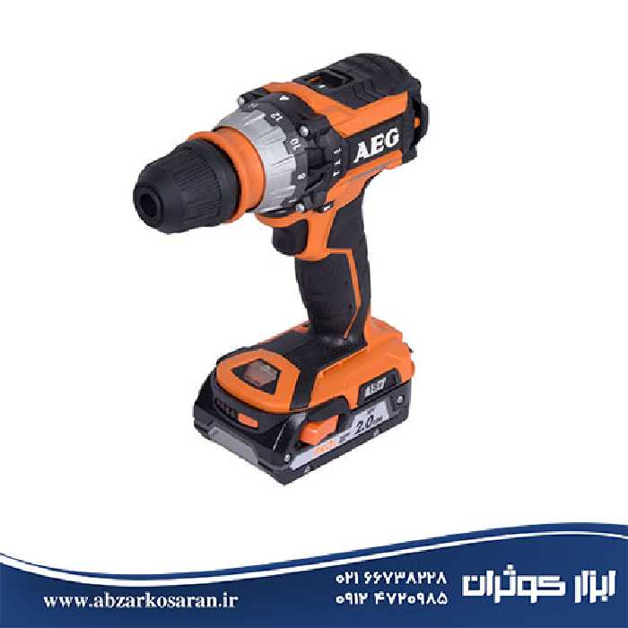 دریل پیچ گوشتی شارژی چکشی 18 ولت AEG مدل BSB18CBL-202C