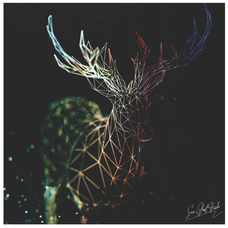 تابلو شاسی مدل گوزن مینیمال | دنیای قاب