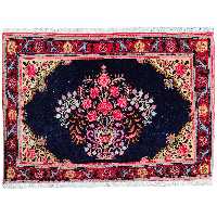 فرش دستبافت نیم متری طرح گلدانی کد SH 72