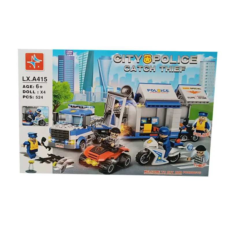 ساختنی لگو ایستگاه پلیس ال ایکس مدل LX.A415