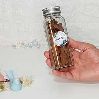 شیشه ادویه سایز 1 مکارتی 14 سانتی چهارگوش