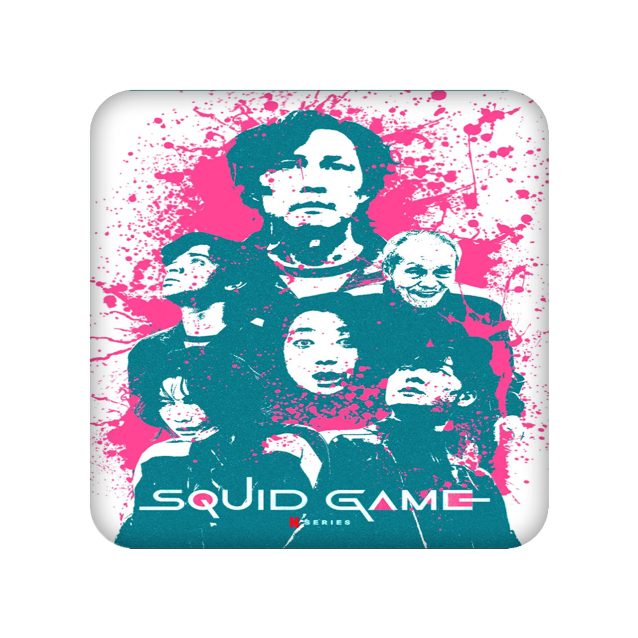 زیر لیوانی مدل Squid game کد 2165