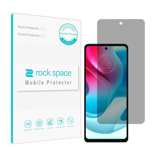 گلس موتورولا Moto G60S مدل نانو هیدروژل پرایوسی برند راک اسپیس کد S