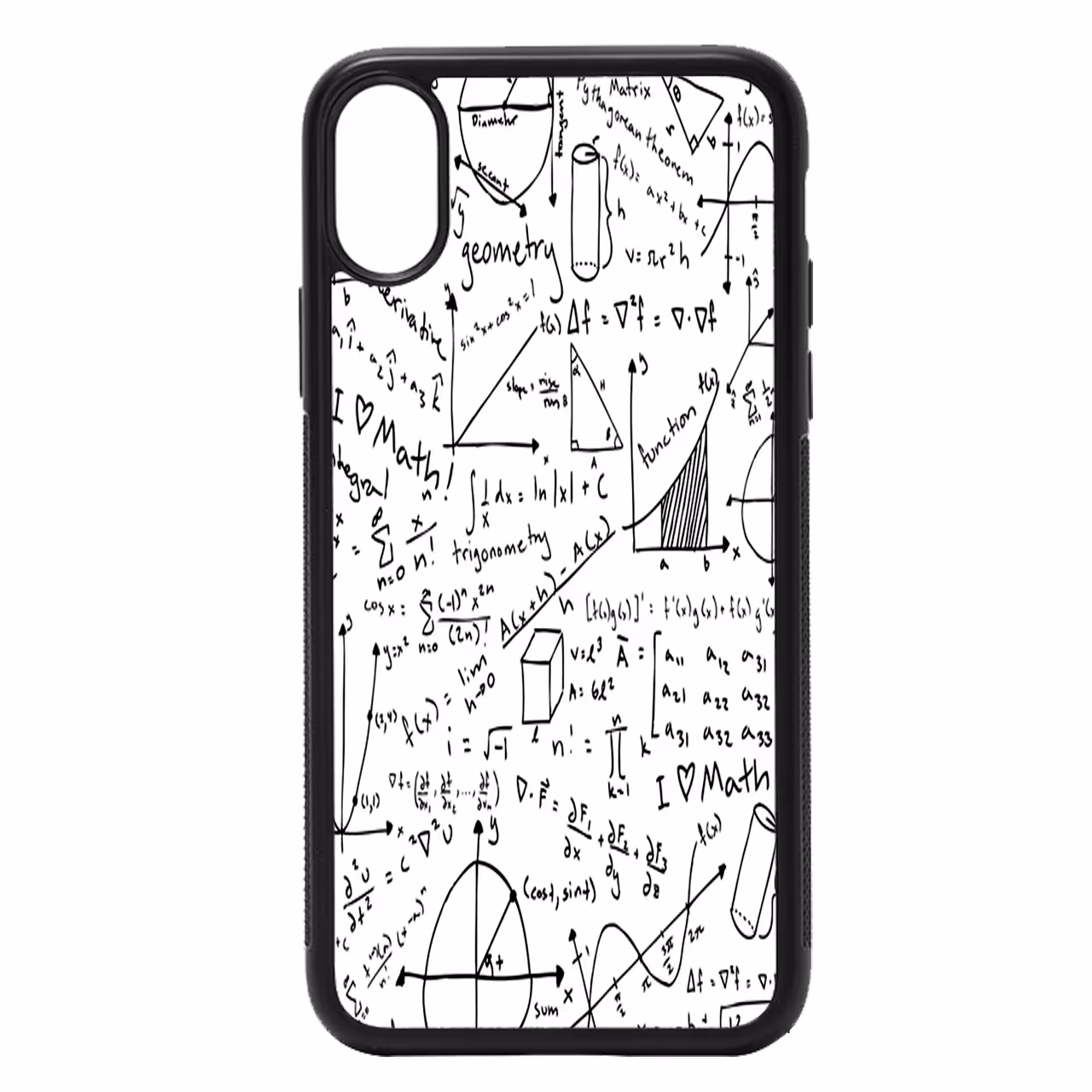 کاور طرح ریاضی کد 0684 مناسب برای گوشی موبایل اپل iphone x/xs
