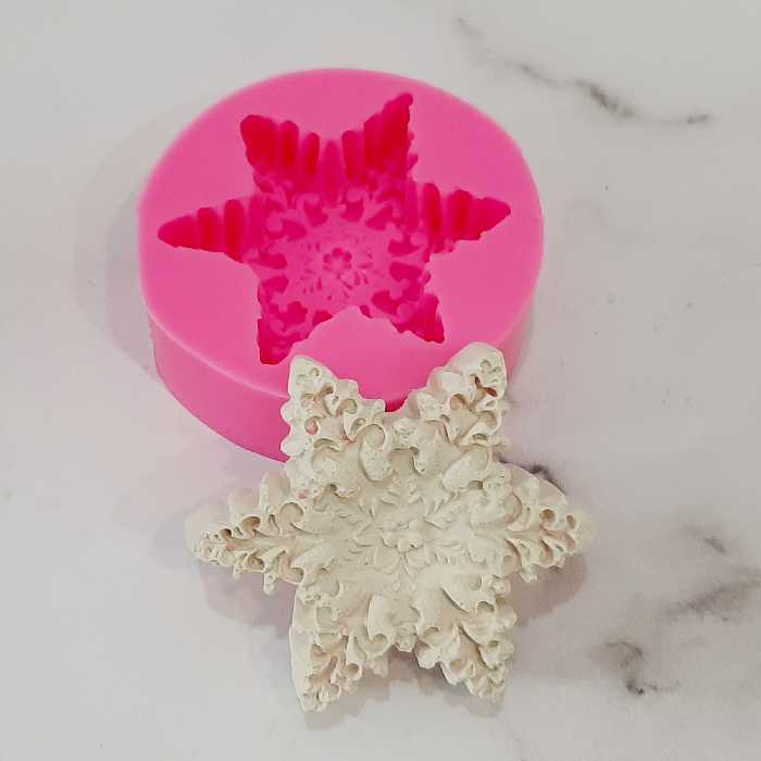 قالب شمع مدل سیلیکونی دونه برفی