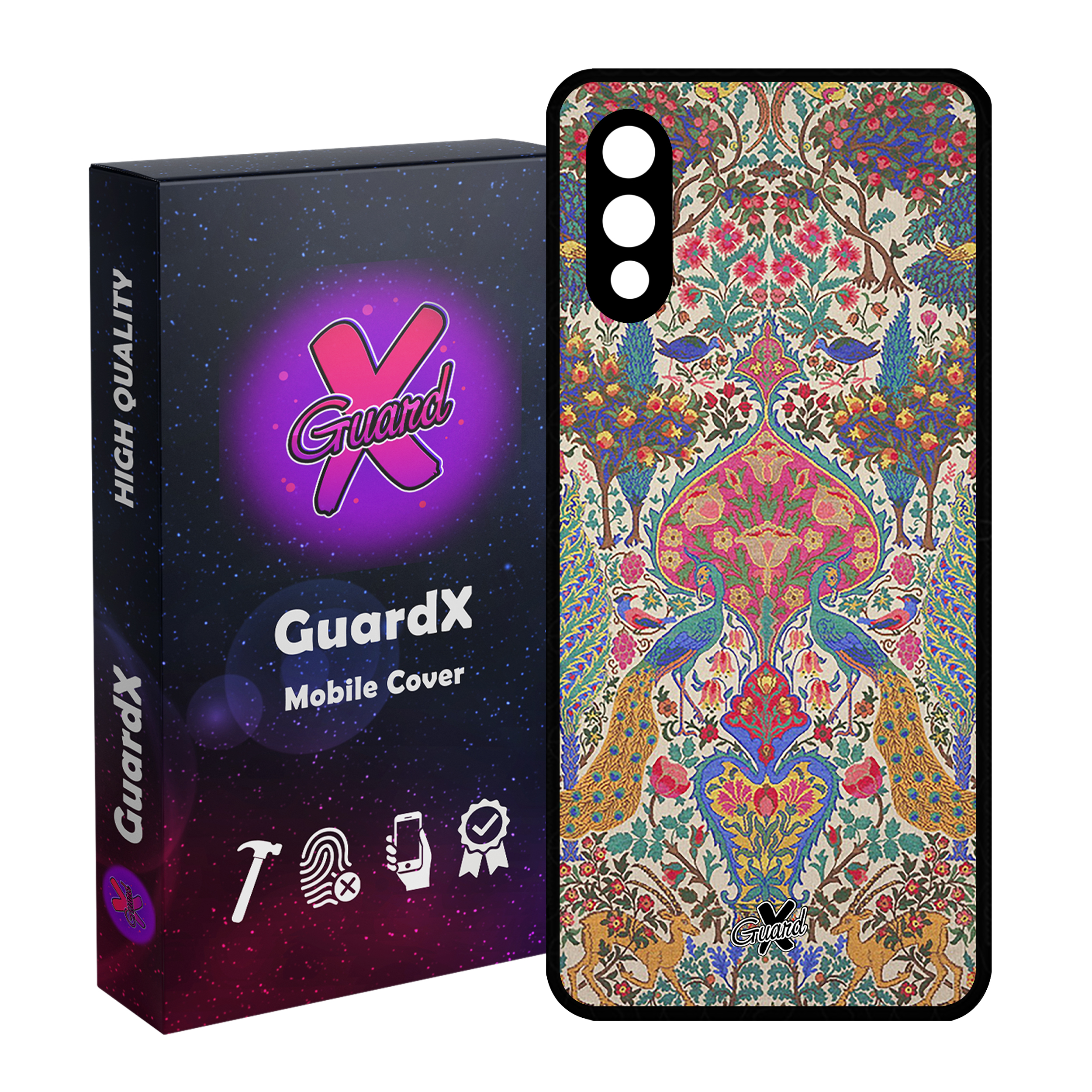 کاور گارد ایکس طرح سنتی مدل Glass10225 مناسب برای گوشی موبایل سامسونگ Galaxy A02 / M02