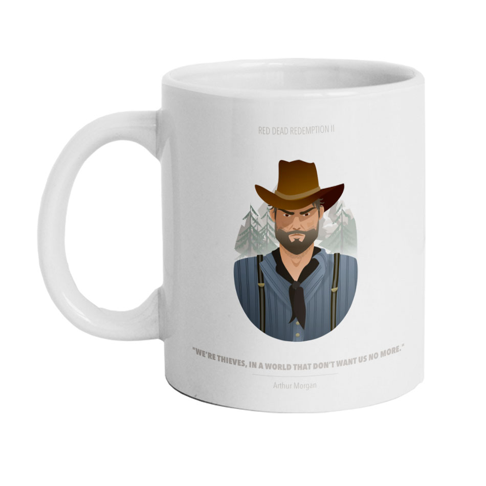 ماگ دارلی طرح Red Dead Redemption مدل M860