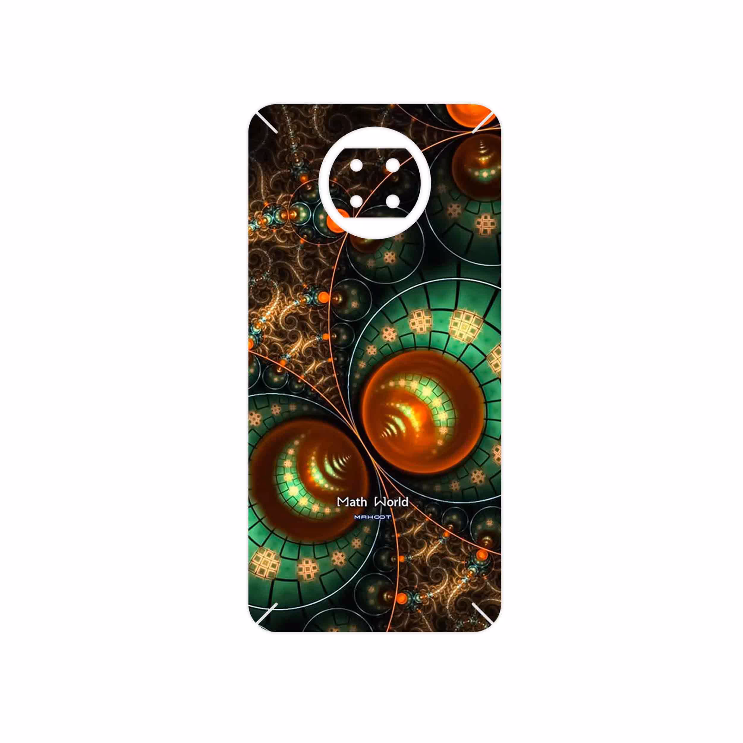 برچسب پوششی ماهوت مدل Mathematical Geometric Shape 3 مناسب برای گوشی موبایل شیائومی Redmi Note 9T