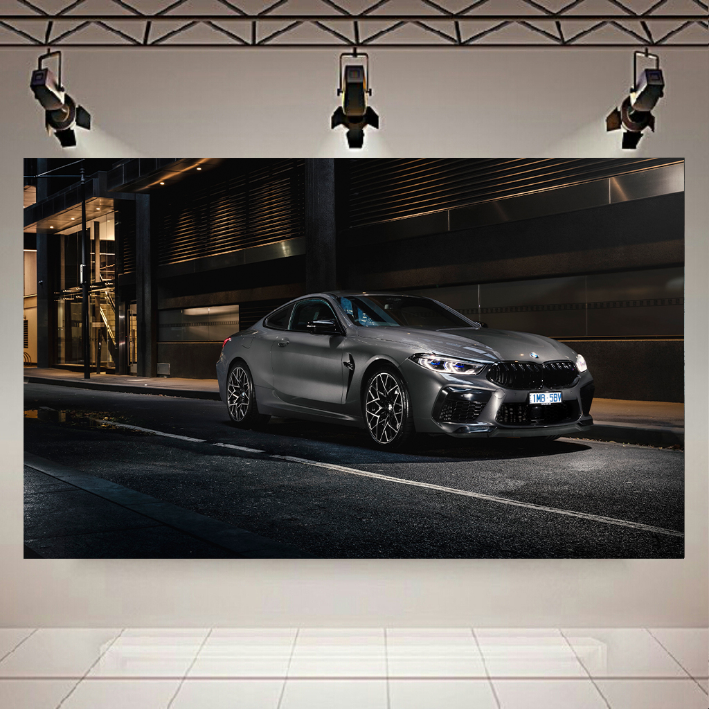 تابلو بوم طرح ماشین مدل BMW M8 Competition Coupe کد AR2737