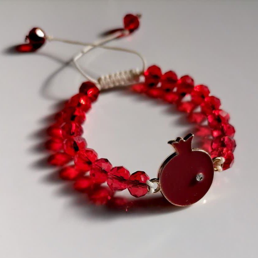 دستبندکریستالی انار