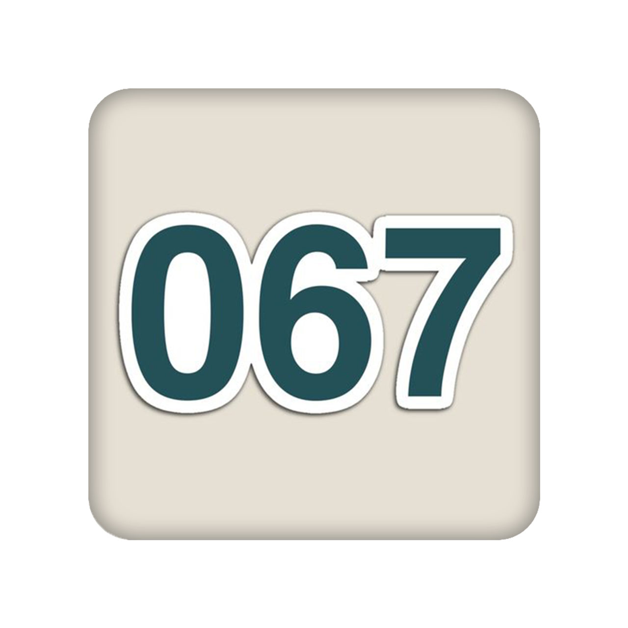 زیر لیوانی مدل Squid Game کد 2276