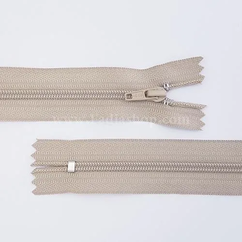 زیپ 4 کرم خاکی روشن بسته ای