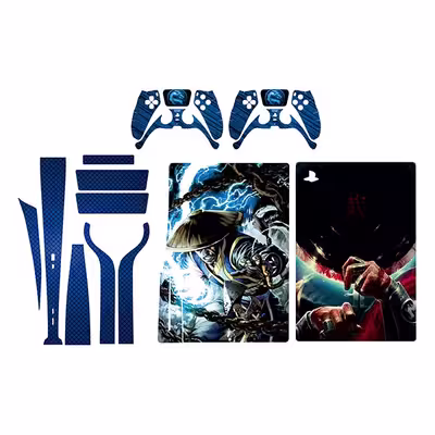 برچسب کنسول بازی پلی استیشن 5 مدل mortal kombat کد 5