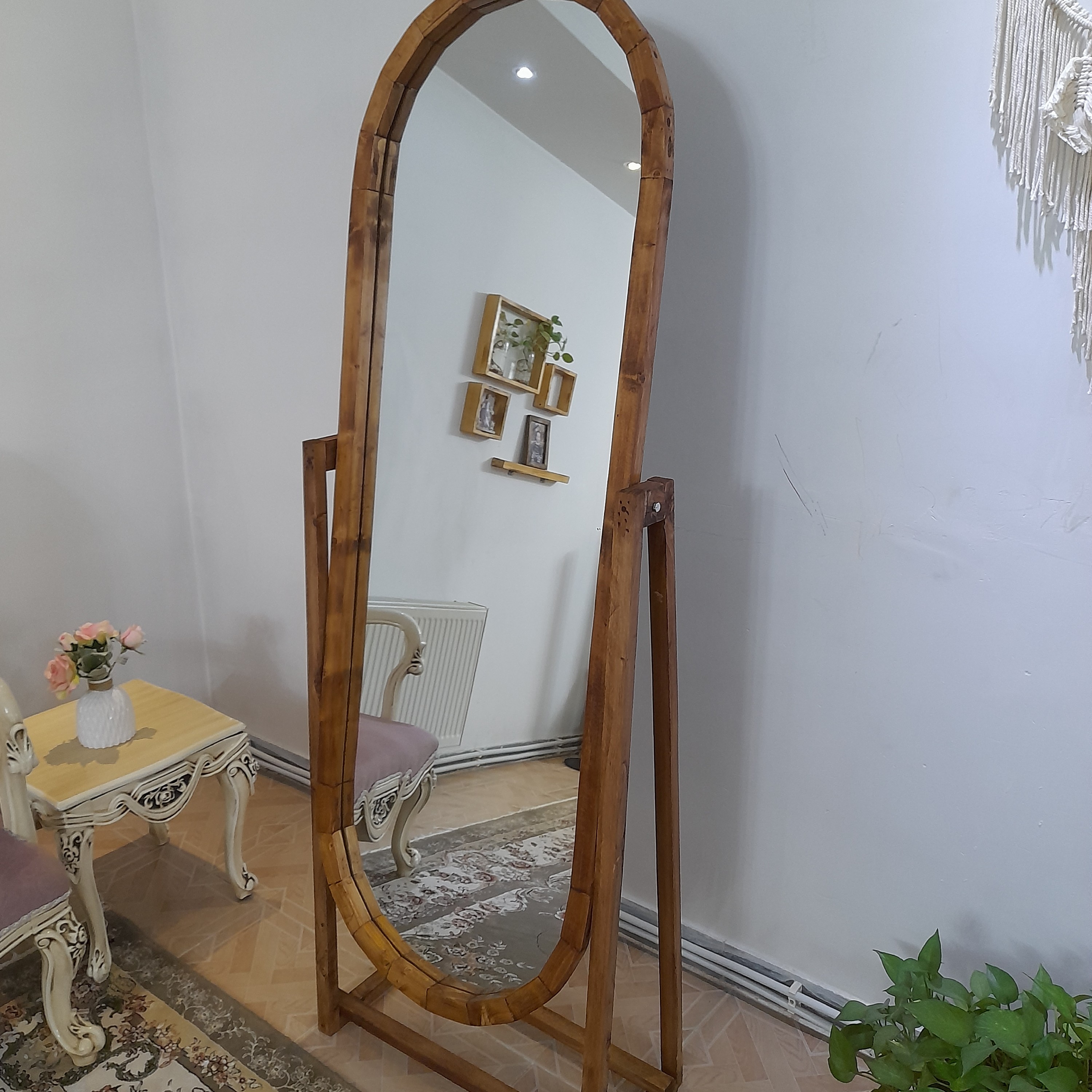 قاب آینه چوبی ارسال رایگان قاب آینه ایستاده