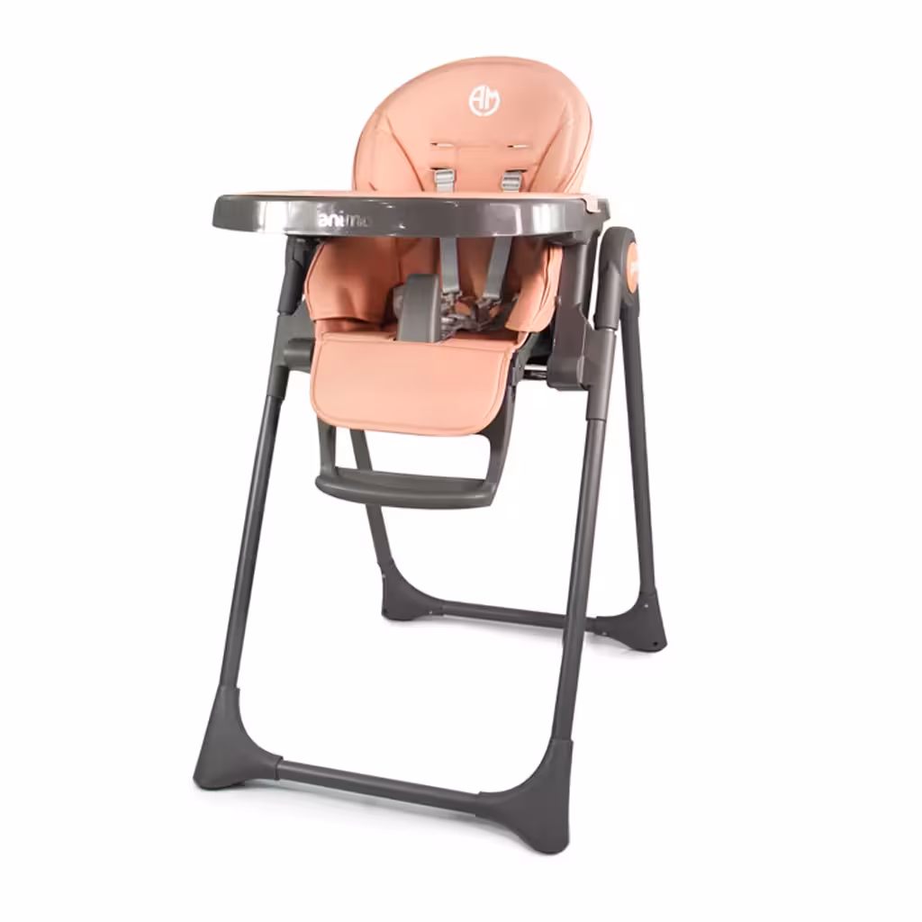 صندلی غذای آنیمو مدل Pono پونو 4چرخ 360درجه بدنه خاکستری Animo