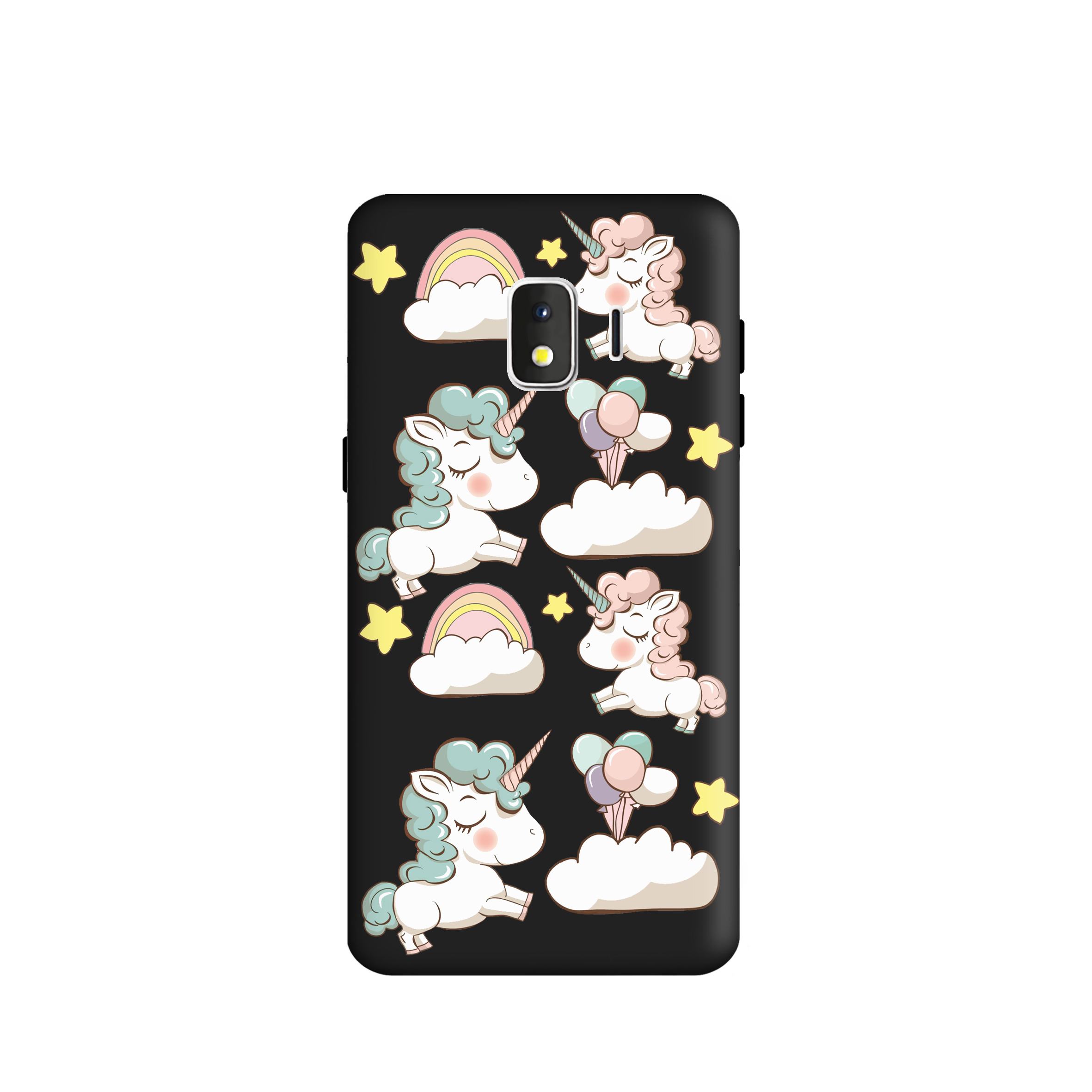 کاور طرح یونیکورن کد y2734 مناسب برای گوشی موبایل سامسونگ  Galaxy j4