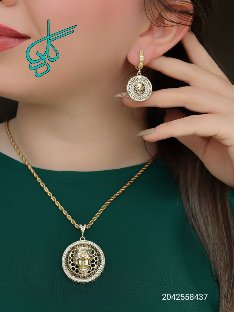 خرید نیم ست زنانه ورساچ رنگ ثابت ضد حساسیت کیفیت عالی کد 1715233 - ردگل