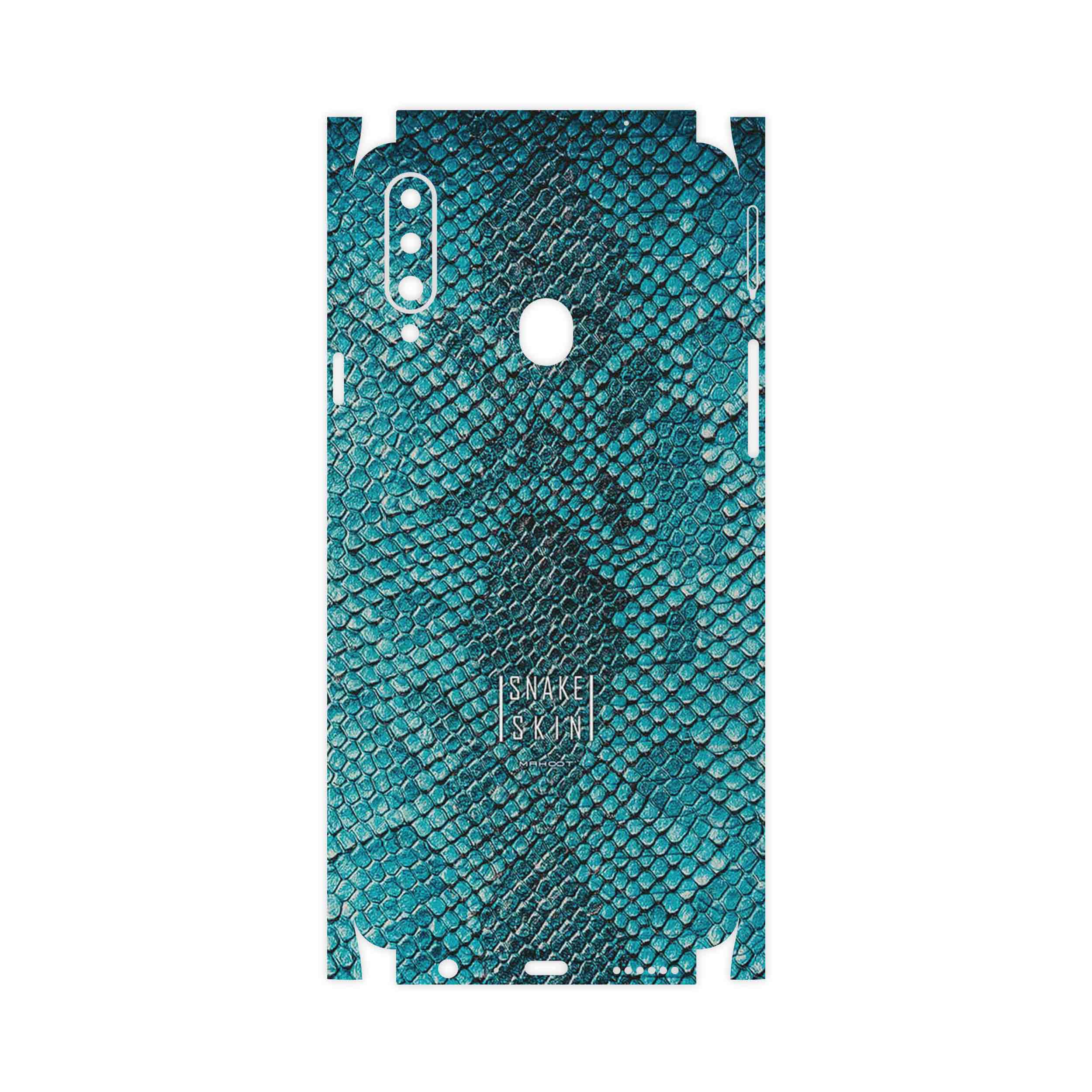 برچسب پوششی ماهوت مدل Blue Snake Skin-FullSkin مناسب برای گوشی موبایل سامسونگ Galaxy A20s