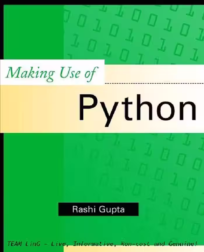 خرید و دانلود نسخه کامل کتاب Making Use of Python