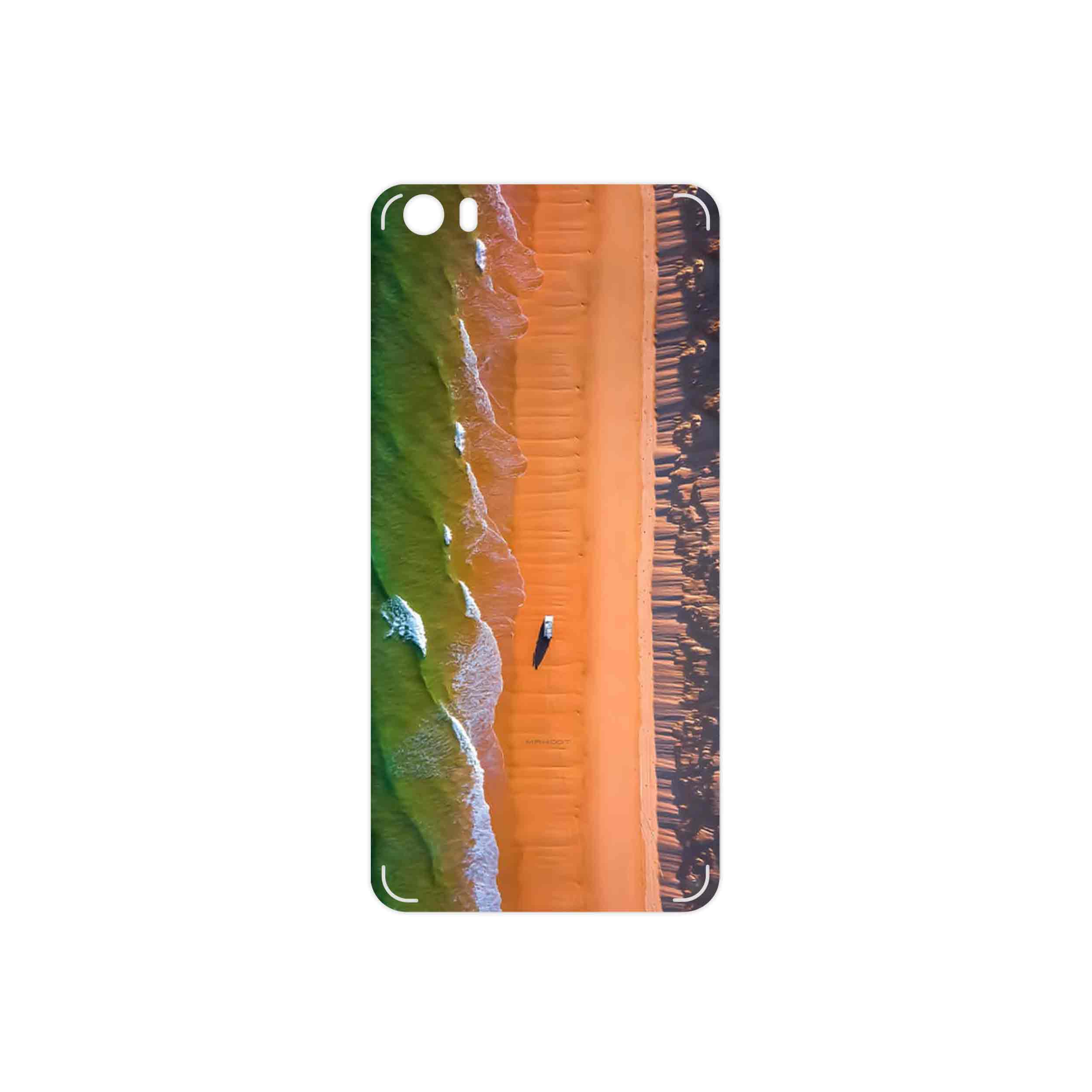 برچسب پوششی ماهوت مدل Beach and Green Sea مناسب برای گوشی موبایل شیائومی Mi 5