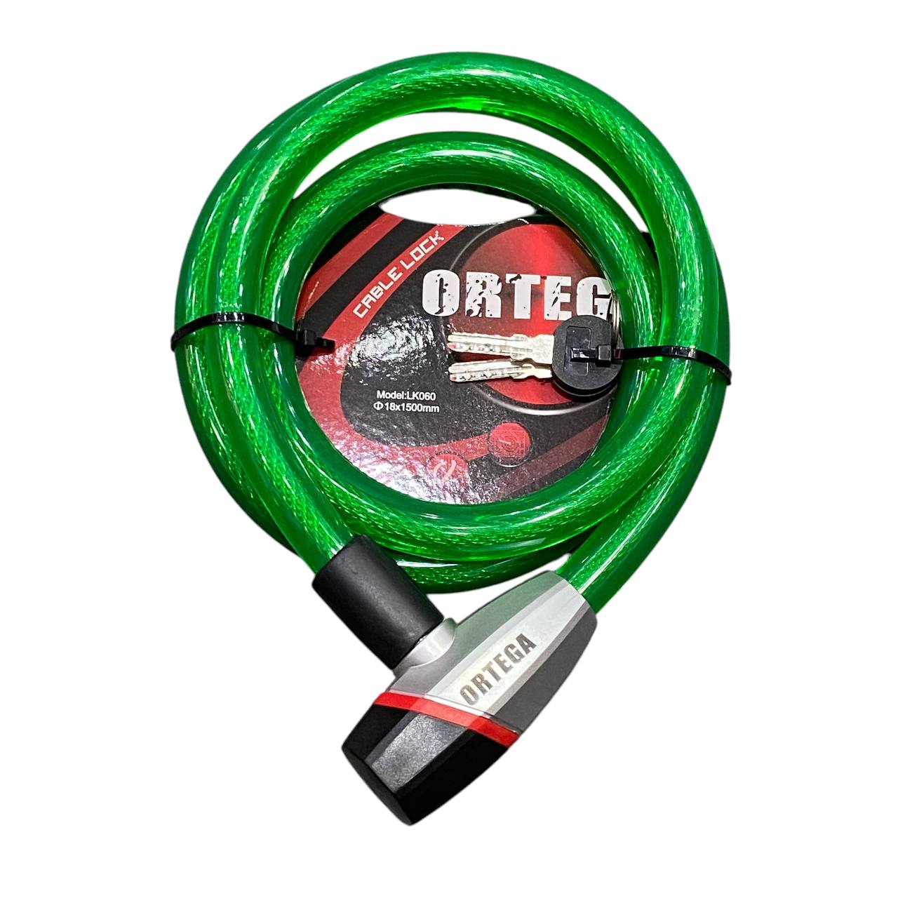 قفل دوچرخه برند اورتگا مدل ORTEGA LK060 Cable Lock