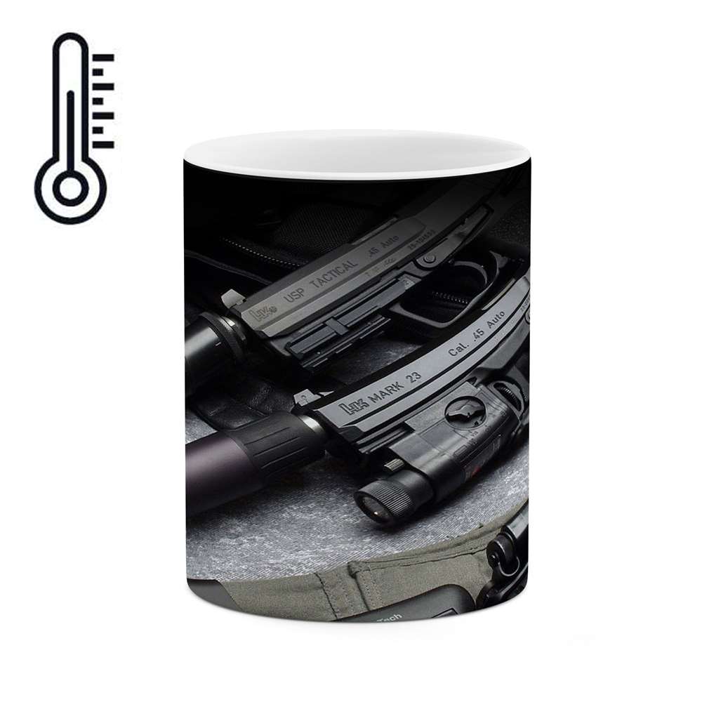 ماگ حرارتی طرح تفنگ  مدل mgph11002