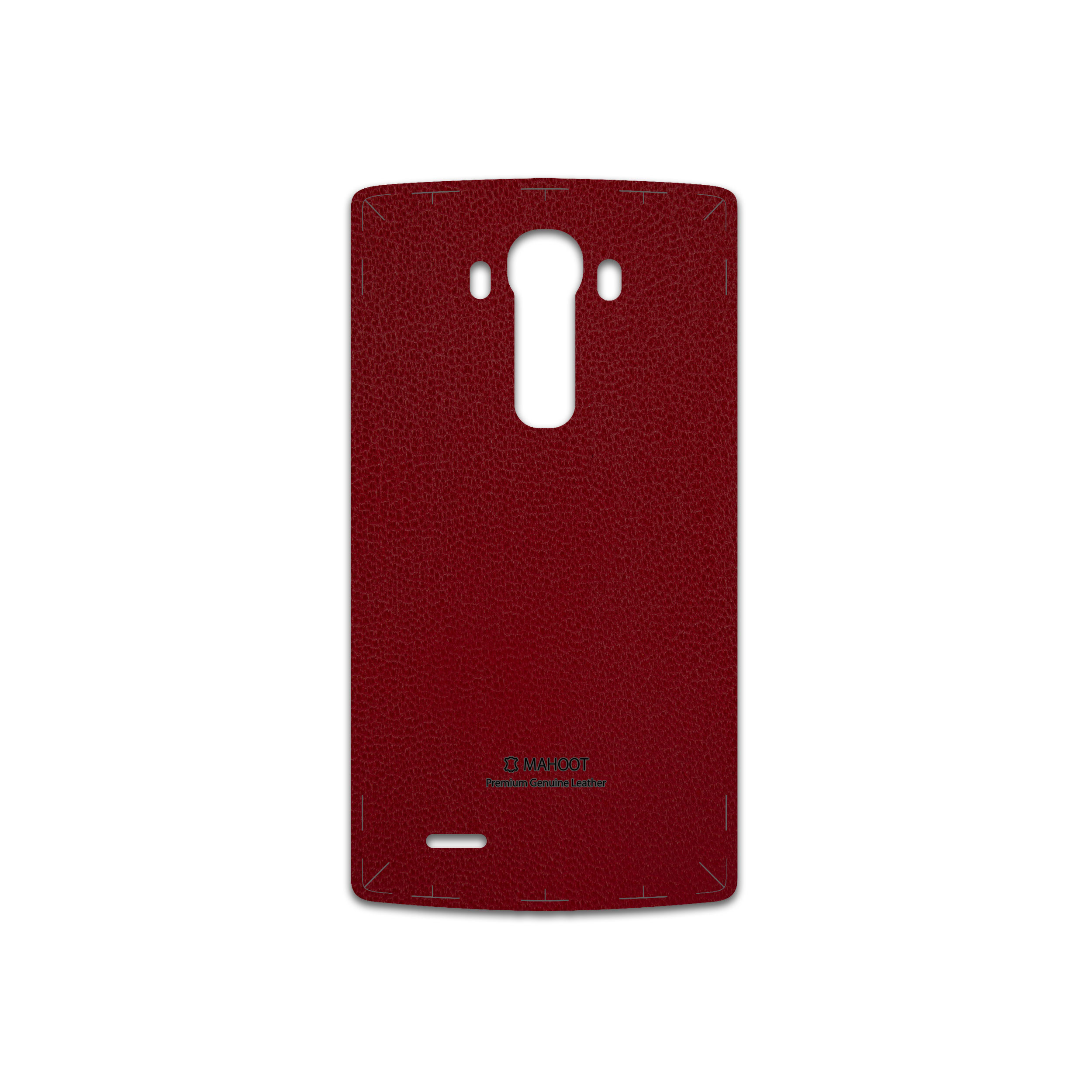برچسب پوششی ماهوت مدل Red-Leather مناسب برای گوشی موبایل ال جی G4