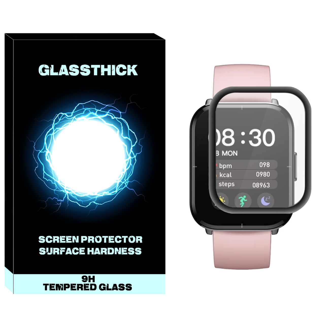 محافظ صفحه نمایش نانو گلستیک مدل NGL مناسب برای ساعت هوشمند میبرو Color